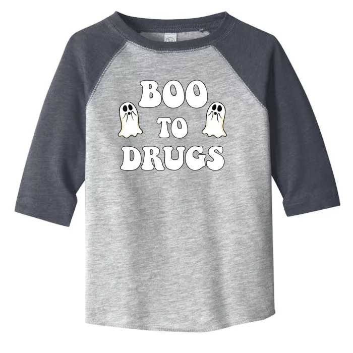 Kids Cute Red Ribbon Week Say BOO To Say Yes To Halloween Toddler Fine Jersey T-Shirt