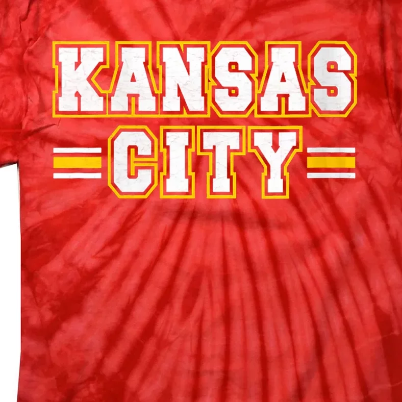 Kansas City Retro Style Kc Fan Gift Tie-Dye T-Shirt