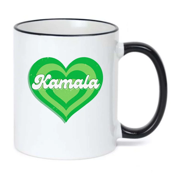 Khive Cool Retro Kamala Lime Green Black Color Changing Mug