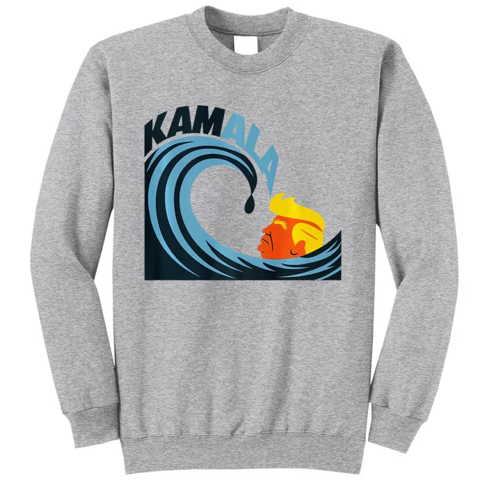 KamalaS Cats Riding The Wave Of Transformation Premium Tall Sweatshirt