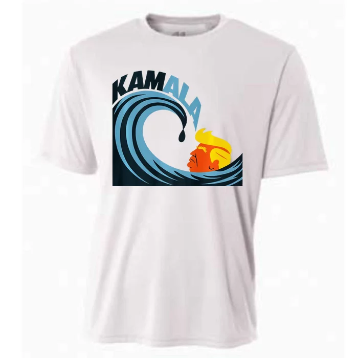 KamalaS Cats Riding The Wave Of Transformation Premium Cooling Performance Crew T-Shirt