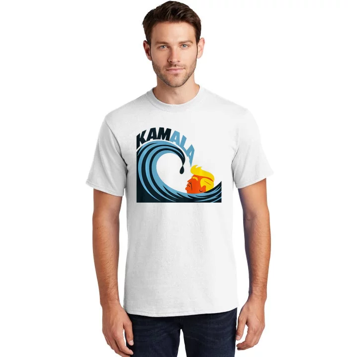 KamalaS Cats Riding The Wave Of Transformation Premium Tall T-Shirt