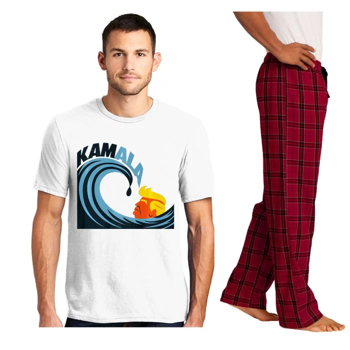 KamalaS Cats Riding The Wave Of Transformation Premium Pajama Set