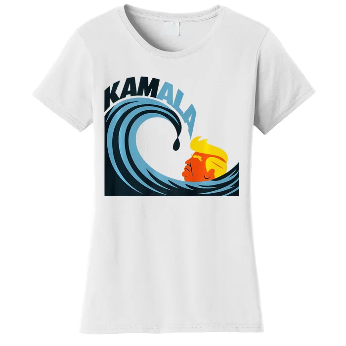 KamalaS Cats Riding The Wave Of Transformation Premium Women's T-Shirt