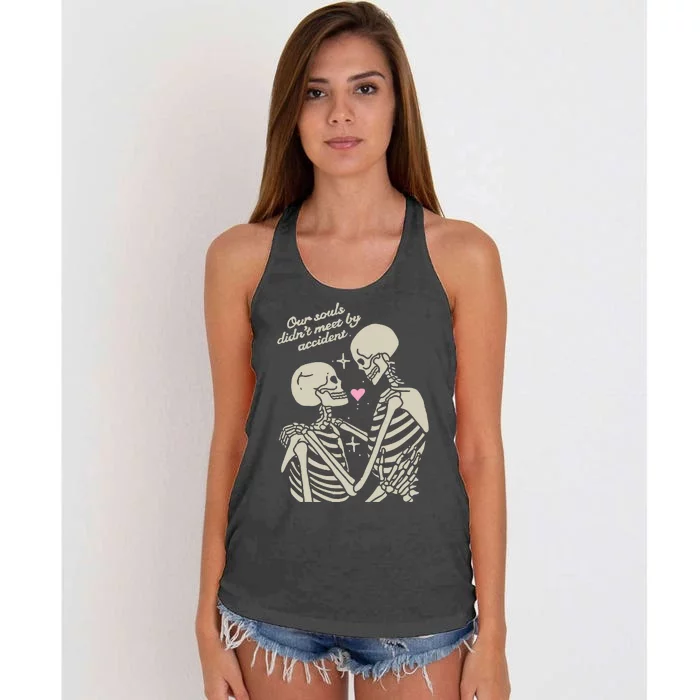 Kira Cyan Rittgers Our Souls Didnt Meet By Accident Women's Knotted Racerback Tank