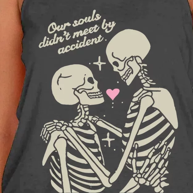 Kira Cyan Rittgers Our Souls Didnt Meet By Accident Women's Knotted Racerback Tank