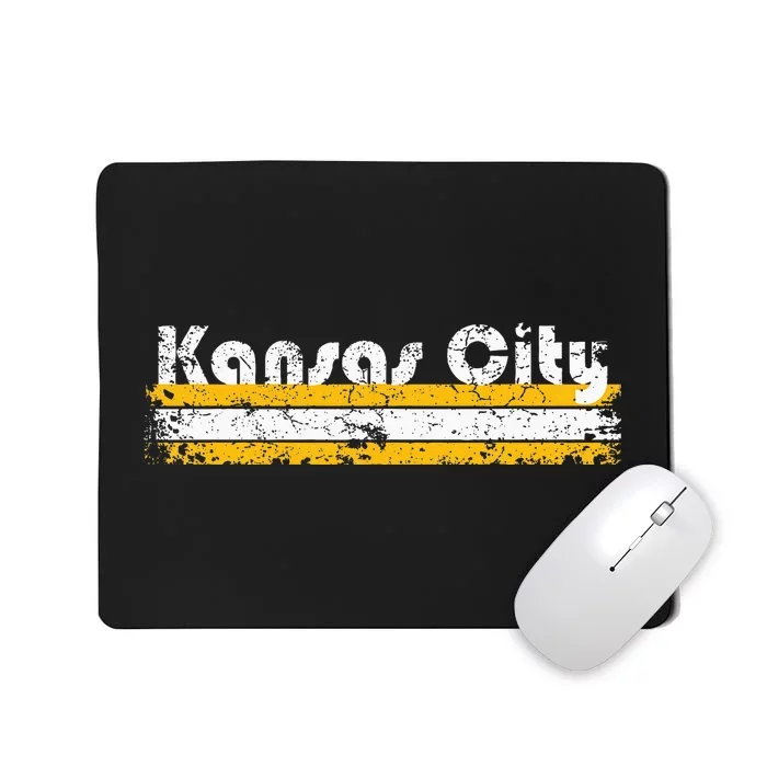 Kansas City Retro Vintage Classic Missouri Gift Kc Mousepad