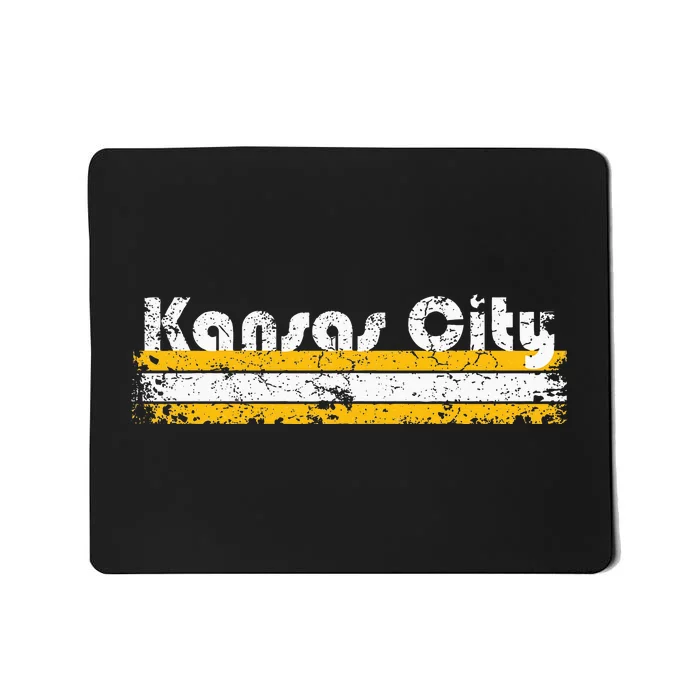 Kansas City Retro Vintage Classic Missouri Gift Kc Mousepad