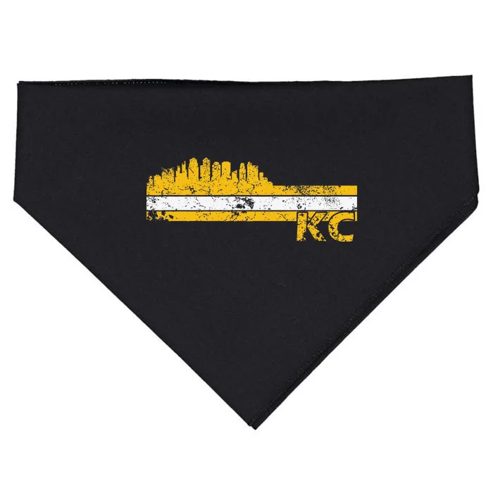 Kansas City Retro Vintage Classic Missouri Gift Kc USA-Made Doggie Bandana