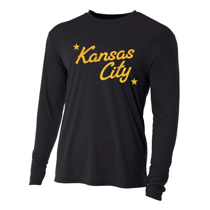 Kansas City Retro Apparel Kc Cooling Performance Long Sleeve Crew