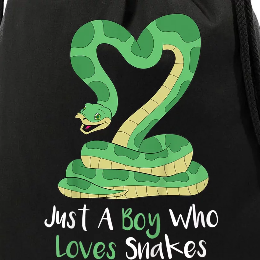 Kids Cute Snake | Boa Constrictor Drawstring Bag