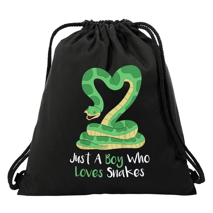 Kids Cute Snake | Boa Constrictor Drawstring Bag