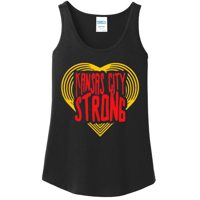 Kansas City Strong Kc Strong Ladies Essential Tank