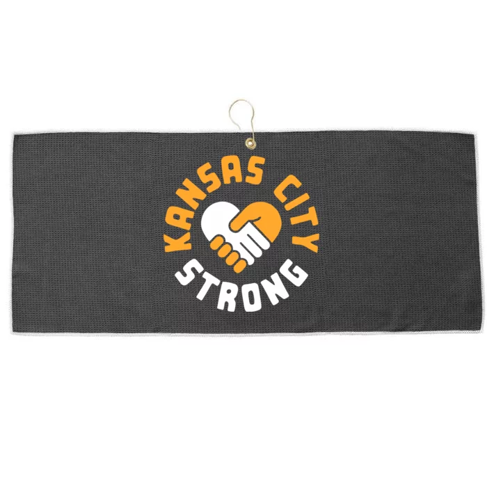 Kansas City Strong Large Microfiber Waffle Golf Towel