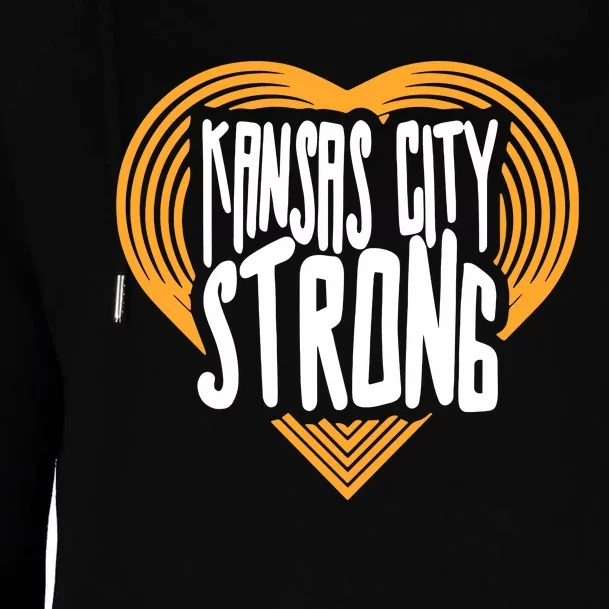 Kansas City Strong Womens Funnel Neck Pullover Hood