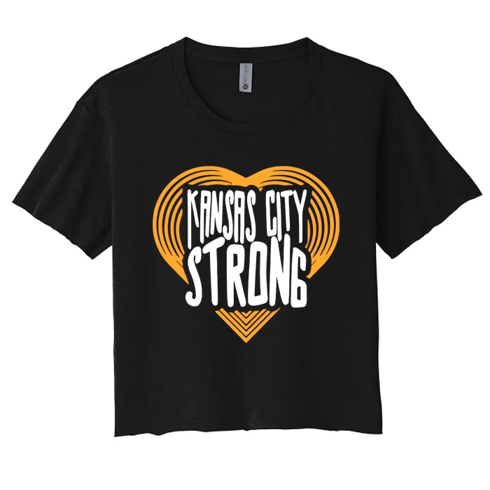 Kansas City Strong Women's Crop Top Tee