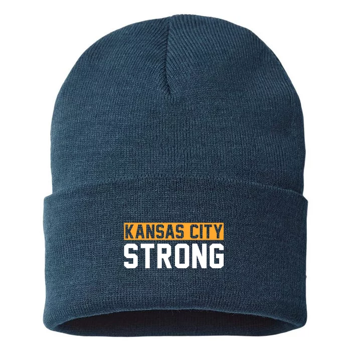 Kansas City Strong Sustainable Knit Beanie