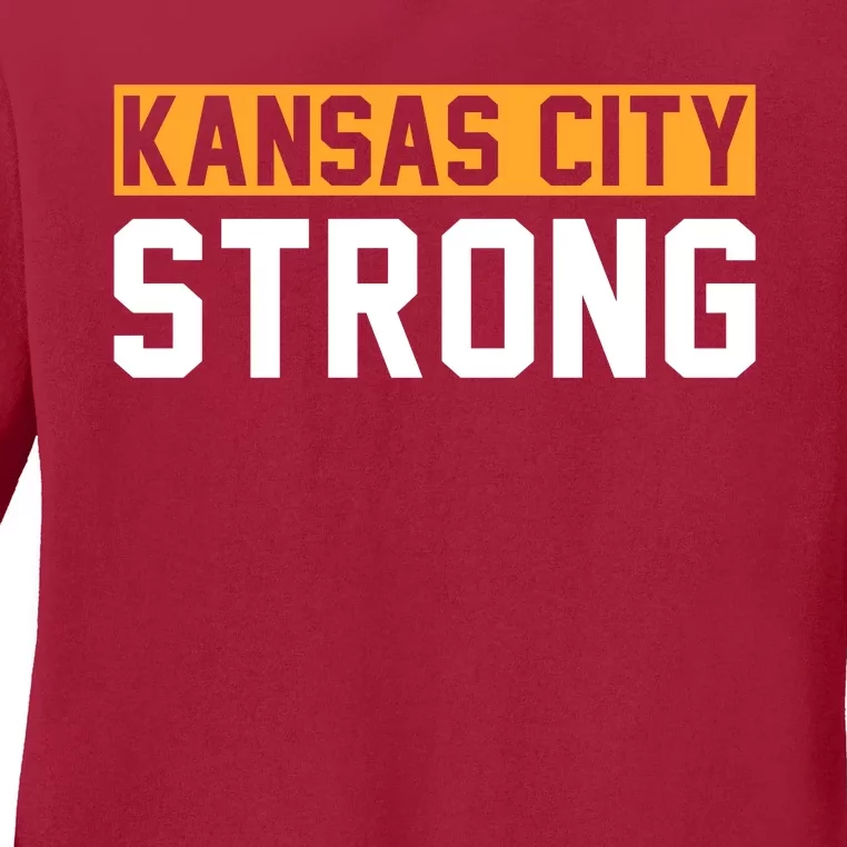 Kansas City Strong Ladies Long Sleeve Shirt