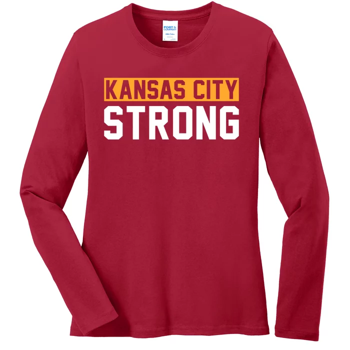 Kansas City Strong Ladies Long Sleeve Shirt