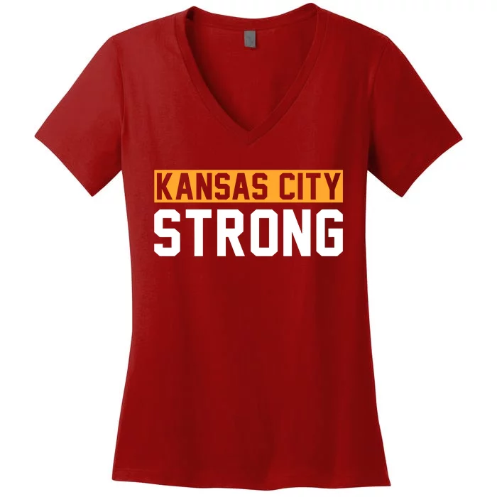 Kansas City Strong Women's V-Neck T-Shirt