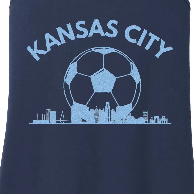 Kansas City Soccer & Skyline Ladies Essential Tank