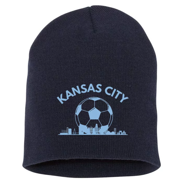 Kansas City Soccer & Skyline Short Acrylic Beanie