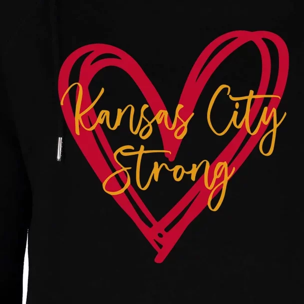 Kansas City Strong Womens Funnel Neck Pullover Hood