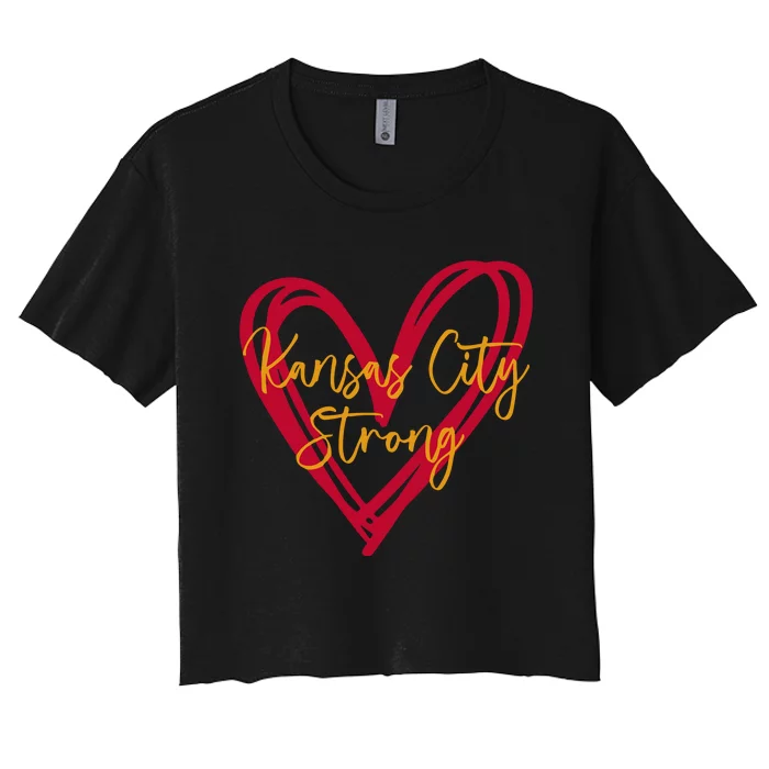 Kansas City Strong Women's Crop Top Tee