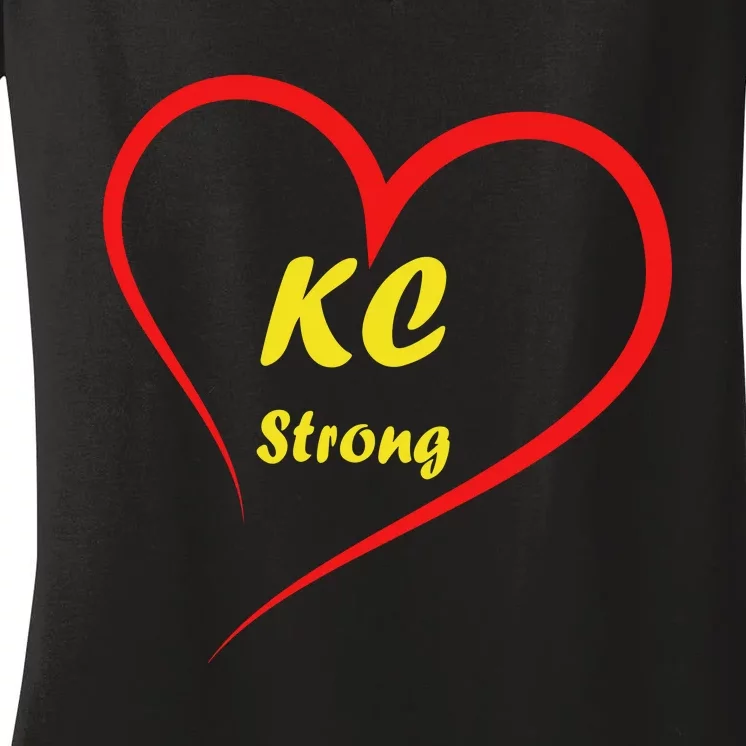 Kansas City Strong Women's V-Neck T-Shirt