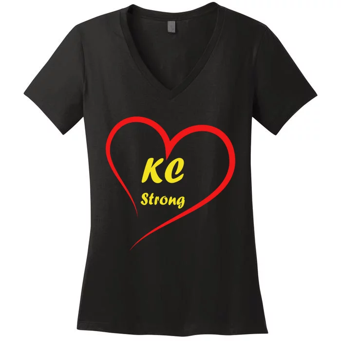 Kansas City Strong Women's V-Neck T-Shirt