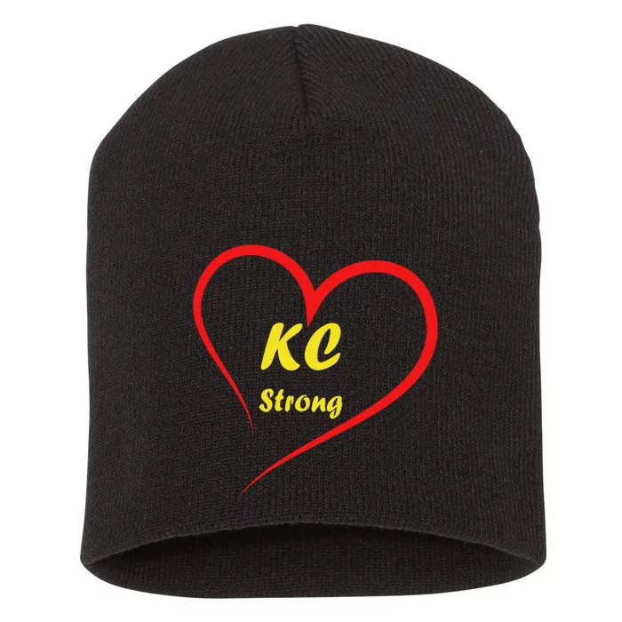 Kansas City Strong Short Acrylic Beanie