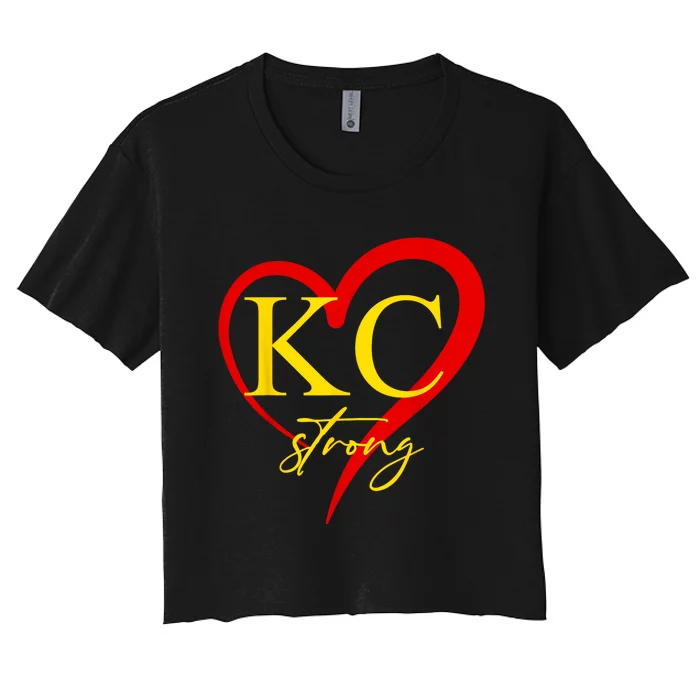 Kansas City Strong Women's Crop Top Tee