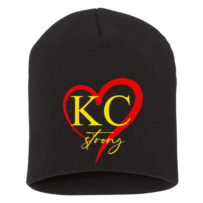 Kansas City Strong Short Acrylic Beanie