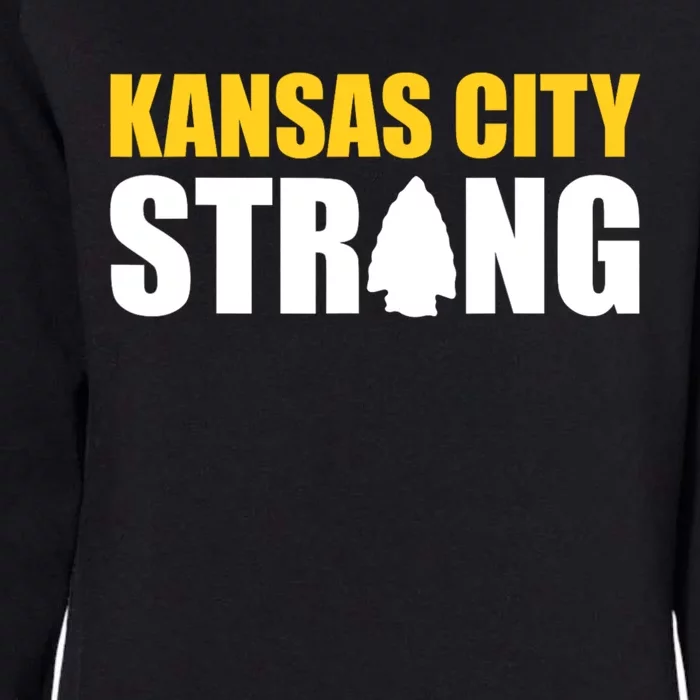 Kansas City Strong Womens California Wash Sweatshirt