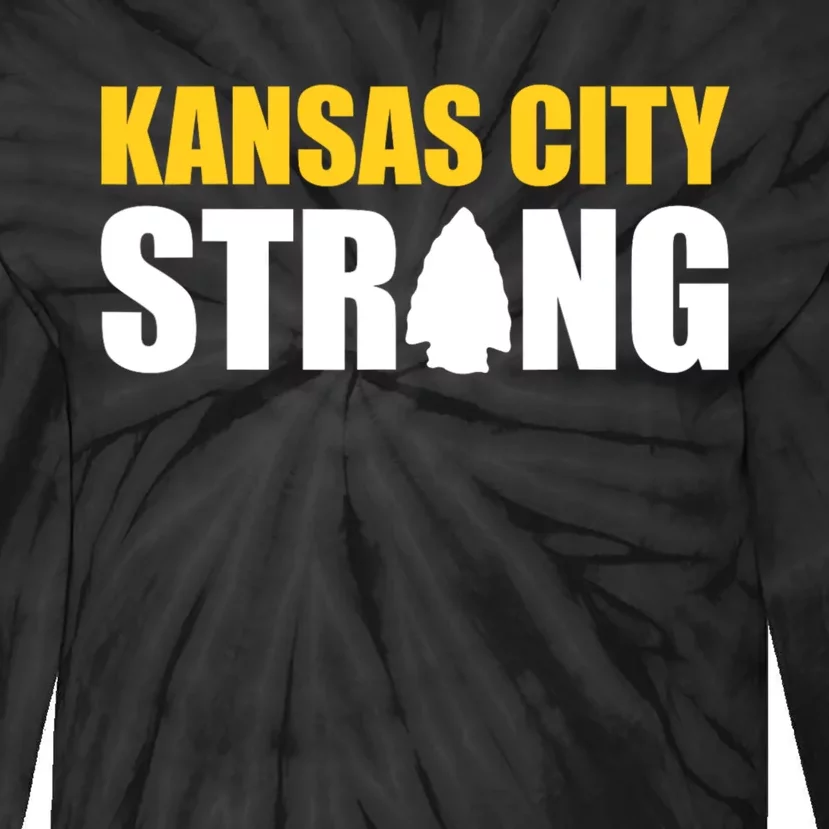 Kansas City Strong Tie-Dye Long Sleeve Shirt