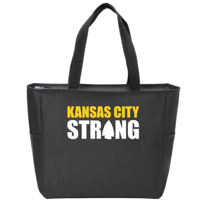 Kansas City Strong Zip Tote Bag