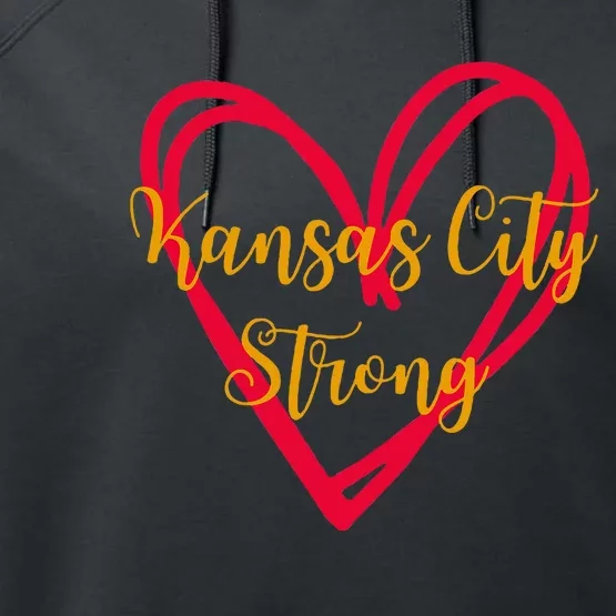 Kansas City Strong Kc Strong Performance Fleece Hoodie