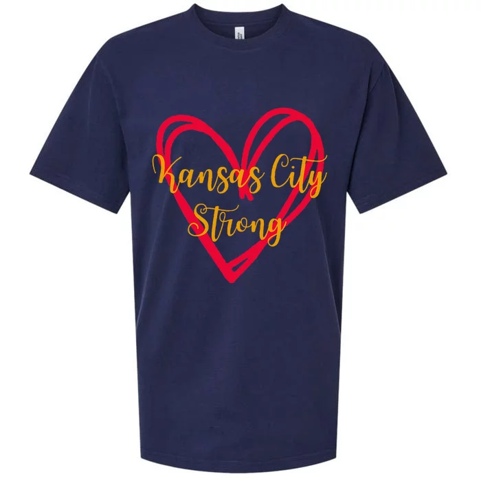 Kansas City Strong Kc Strong Sueded Cloud Jersey T-Shirt