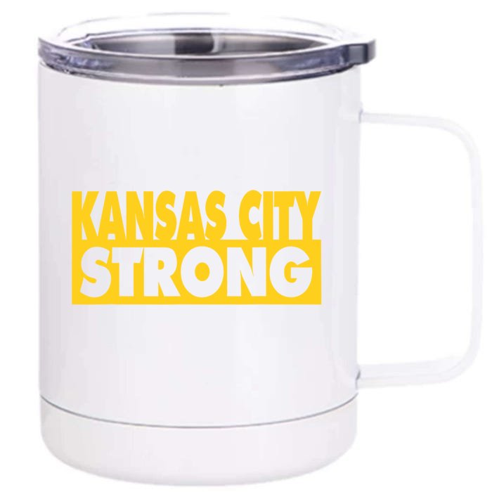 Kansas City Strong Front & Back 12oz Stainless Steel Tumbler Cup