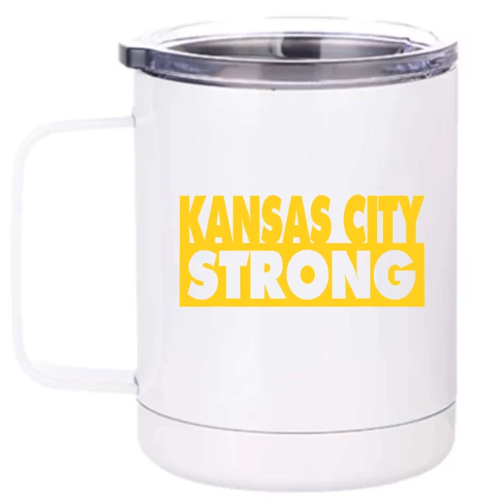 Kansas City Strong Front & Back 12oz Stainless Steel Tumbler Cup