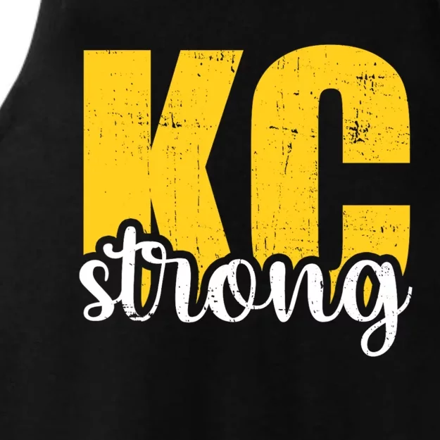 Kansas City Strong Ladies Tri-Blend Wicking Tank