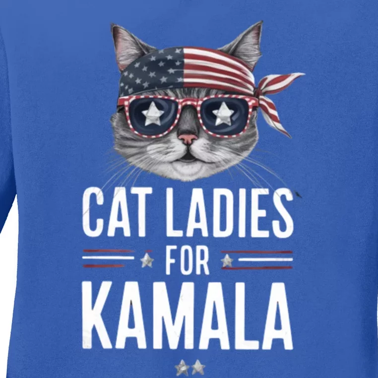 Kamala Cat S Gift Ladies Long Sleeve Shirt