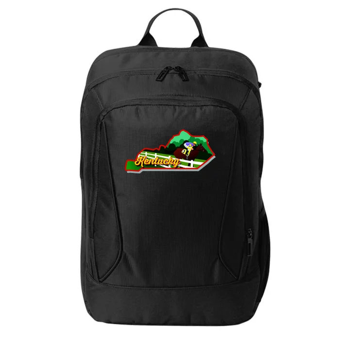 Kentucky Cartoon State Illustration City Backpack