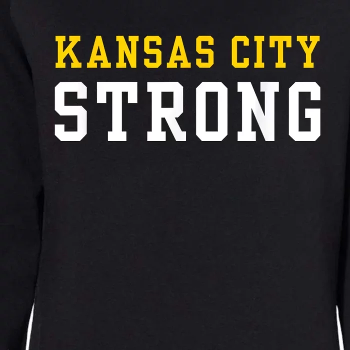 Kansas City Strong Womens California Wash Sweatshirt