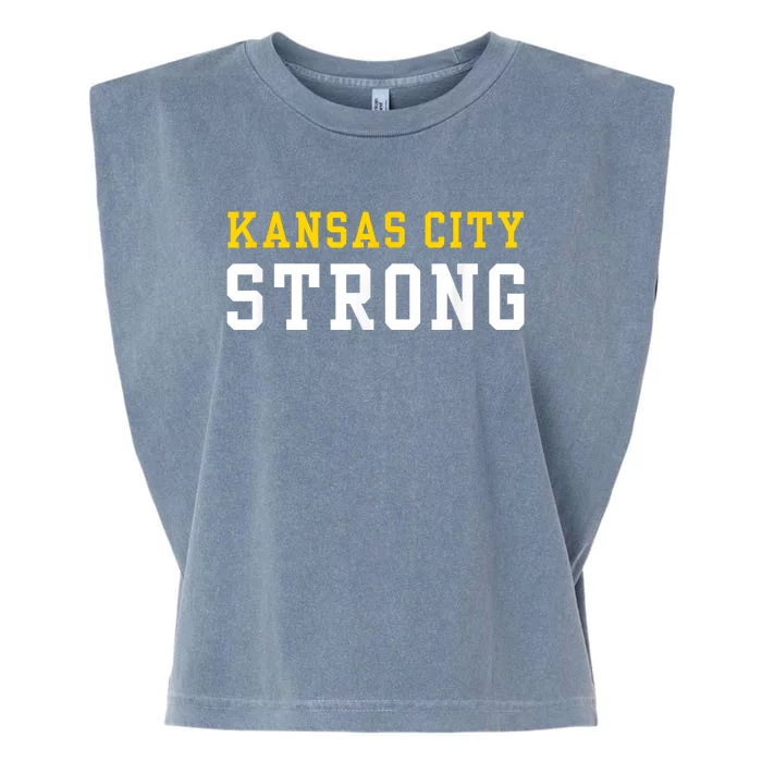 Kansas City Strong Garment-Dyed Women's Muscle Tee