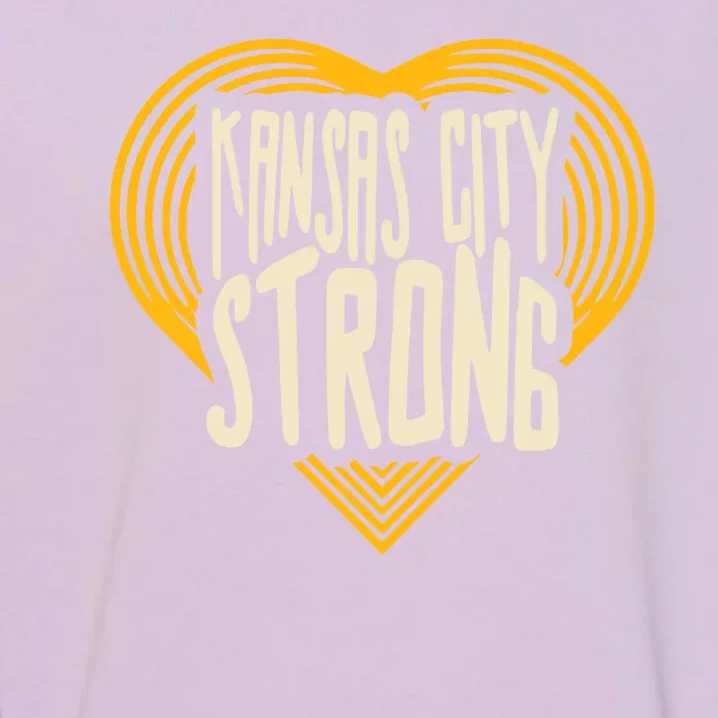 Kansas City Strong Heart Awareness Garment-Dyed Sweatshirt