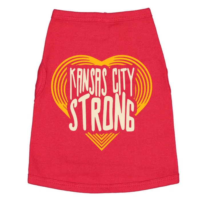 Kansas City Strong Heart Awareness Doggie Tank