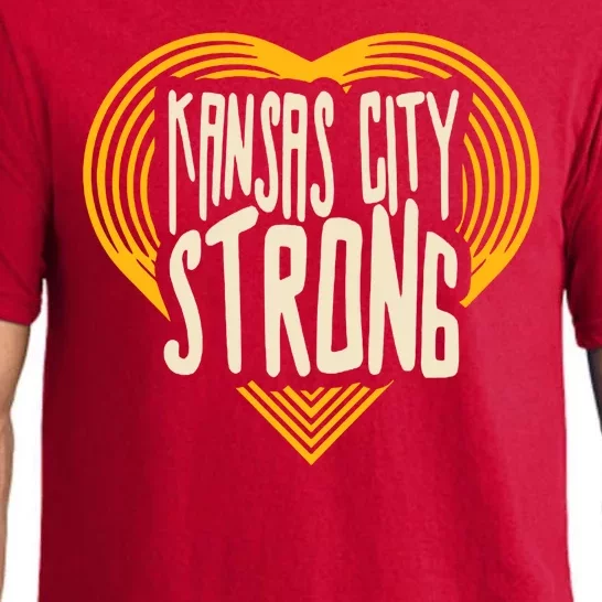 Kansas City Strong Heart Awareness Pajama Set