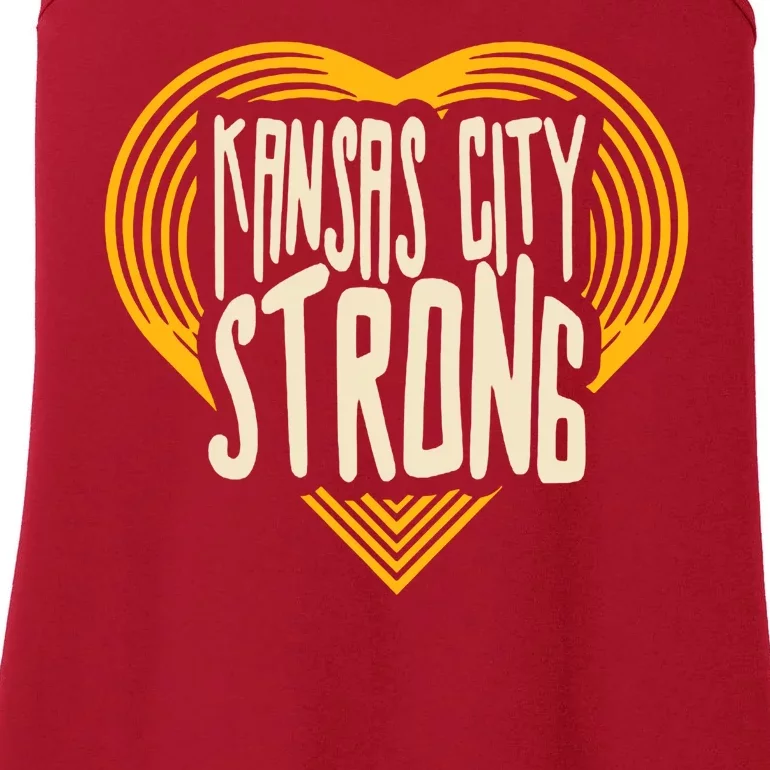 Kansas City Strong Heart Awareness Ladies Essential Tank