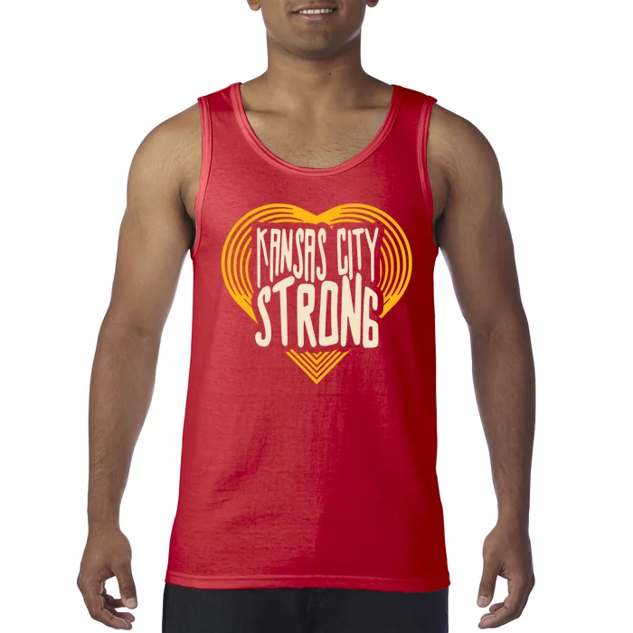 Kansas City Strong Heart Awareness Tank Top